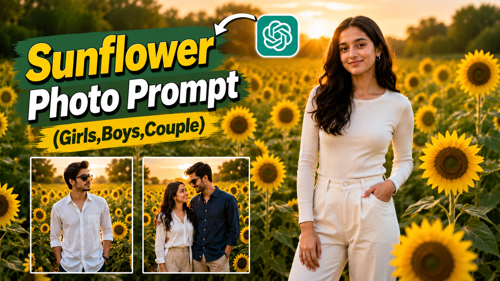 Sunflower Field Image